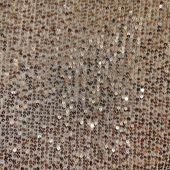 Sz Sm Lexington Ave NYC Gold Sequined Dress - Picture 5 of 6